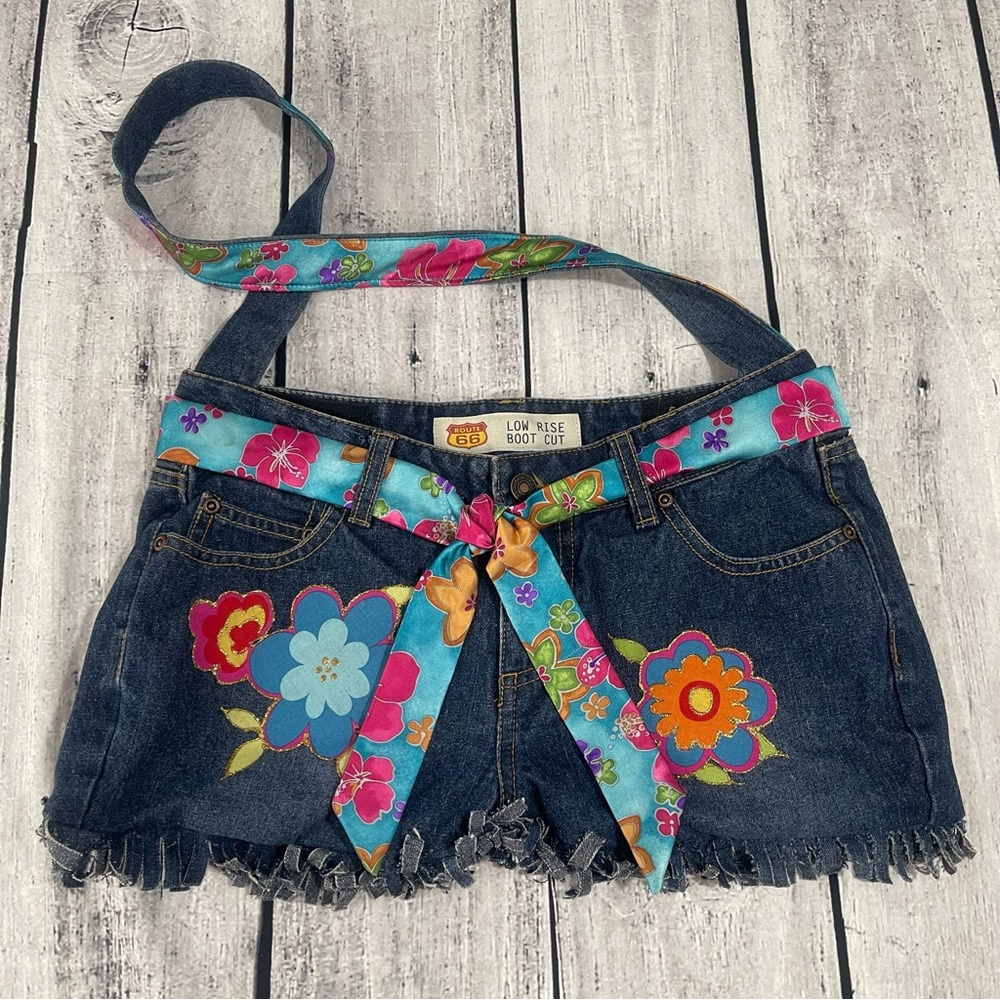 HANDMADE REPURPOSED JEANS PURSE
